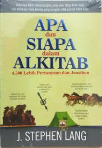 Image of Apa Dan Siapa Dalam Alkitab (Trawas)