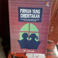 Image of Firman Yang Diberitakan: pedoman pengajaran alkitab untuk para pendidik (Trawas)